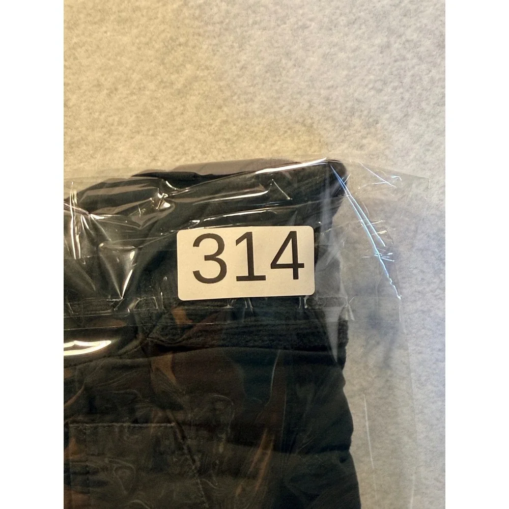 Converse One Star Womens Black Button Down Shirt Ribbed Side Panels Size M - Picture 7 of 7